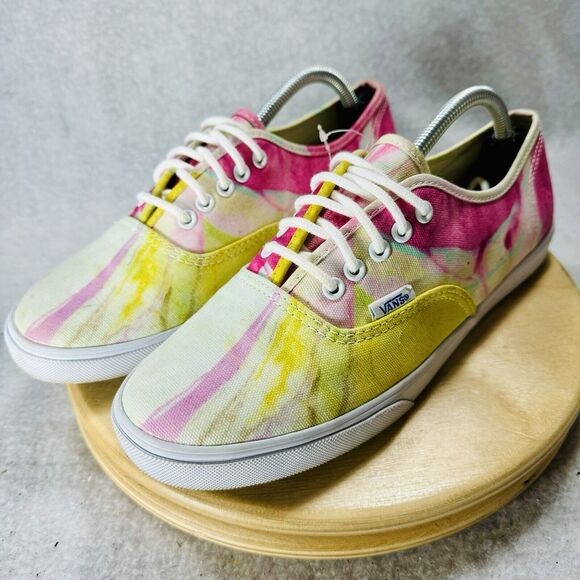 VANS Authentic Lo Pro Marble Pink Women’s 8.5 Shoes Skate‎ Lace Up - Picture 2 of 10